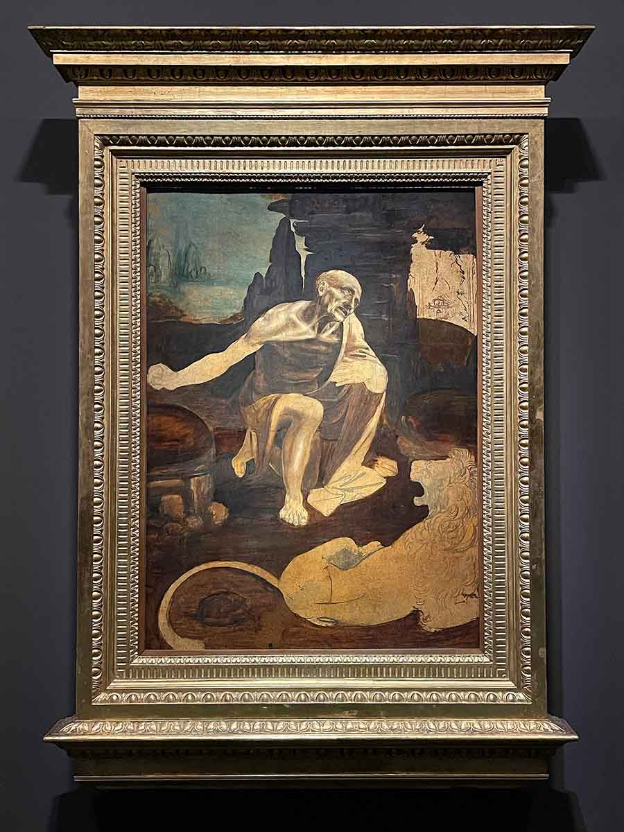 leonardo da vinci unfinished jerome