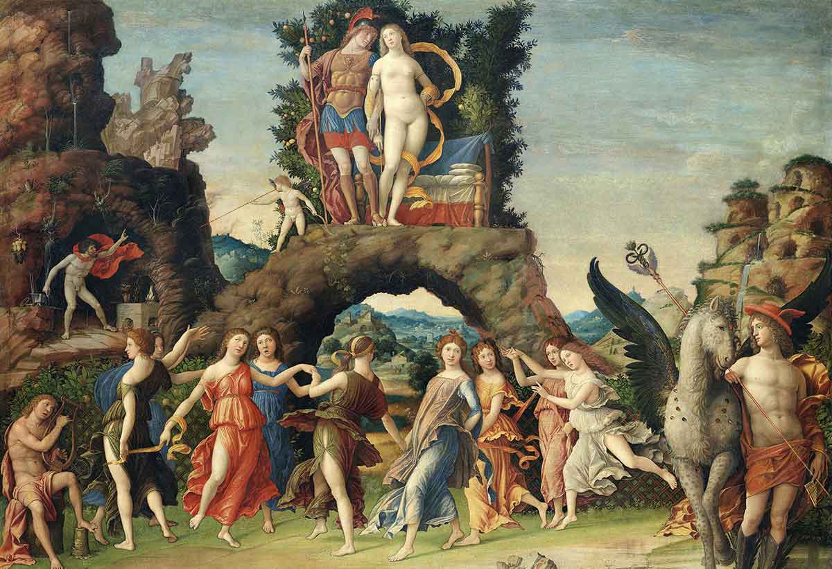 mantegna parnassus greek