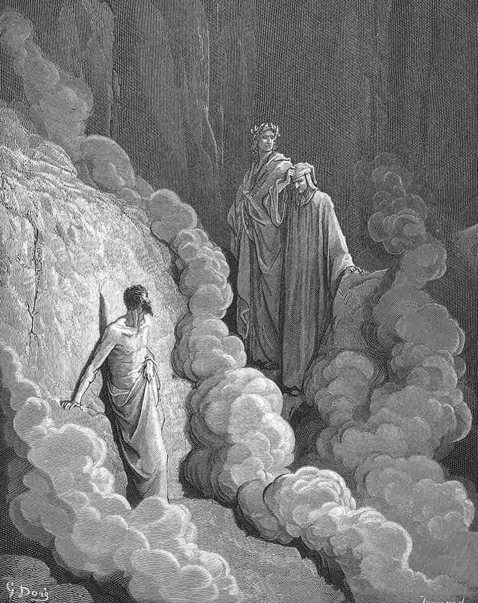 marco lombardo dore dante purgatorio
