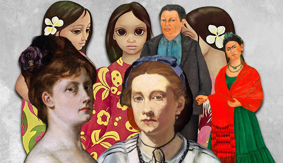 collage of Famous artists