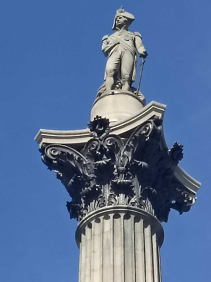 nelsons column trafalgar square