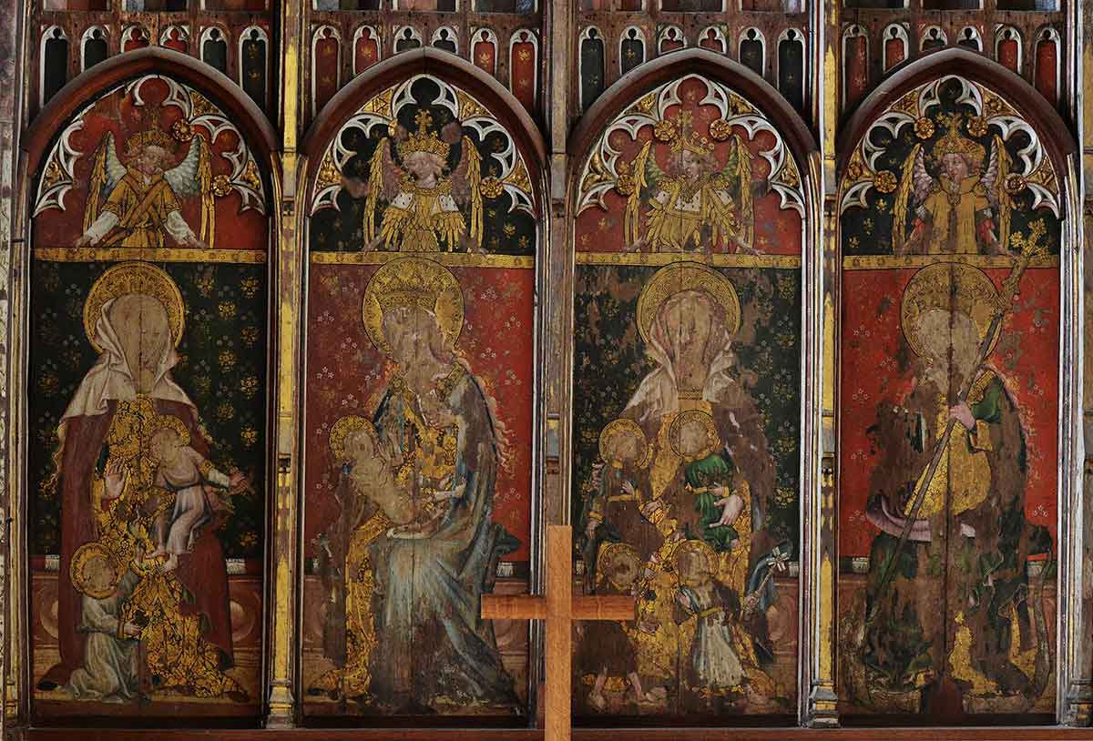 painted rood screen reformation