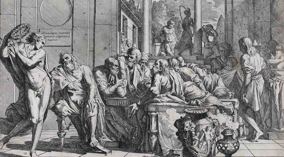 pietro testa platos symphosium painting