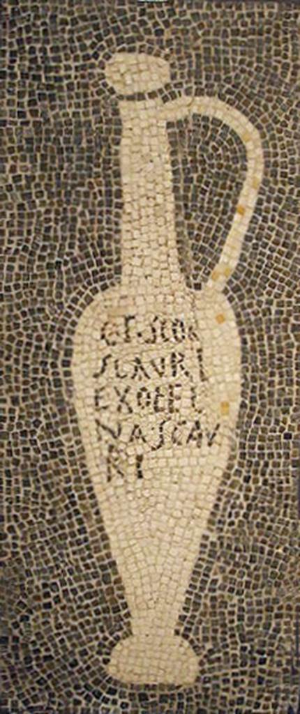 Pompeii garum mosaic from VII.16.15, c. 100 BC. Source: Naples National Archaeological Museum