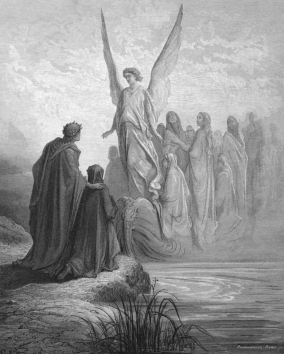 purgatorio dante divine comedy dore canto ii