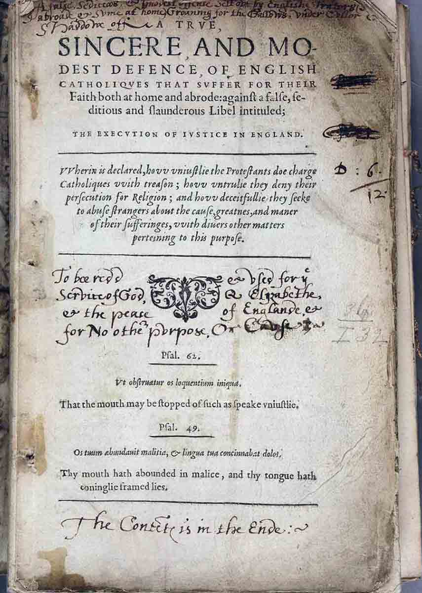 recusant book elizabethan age