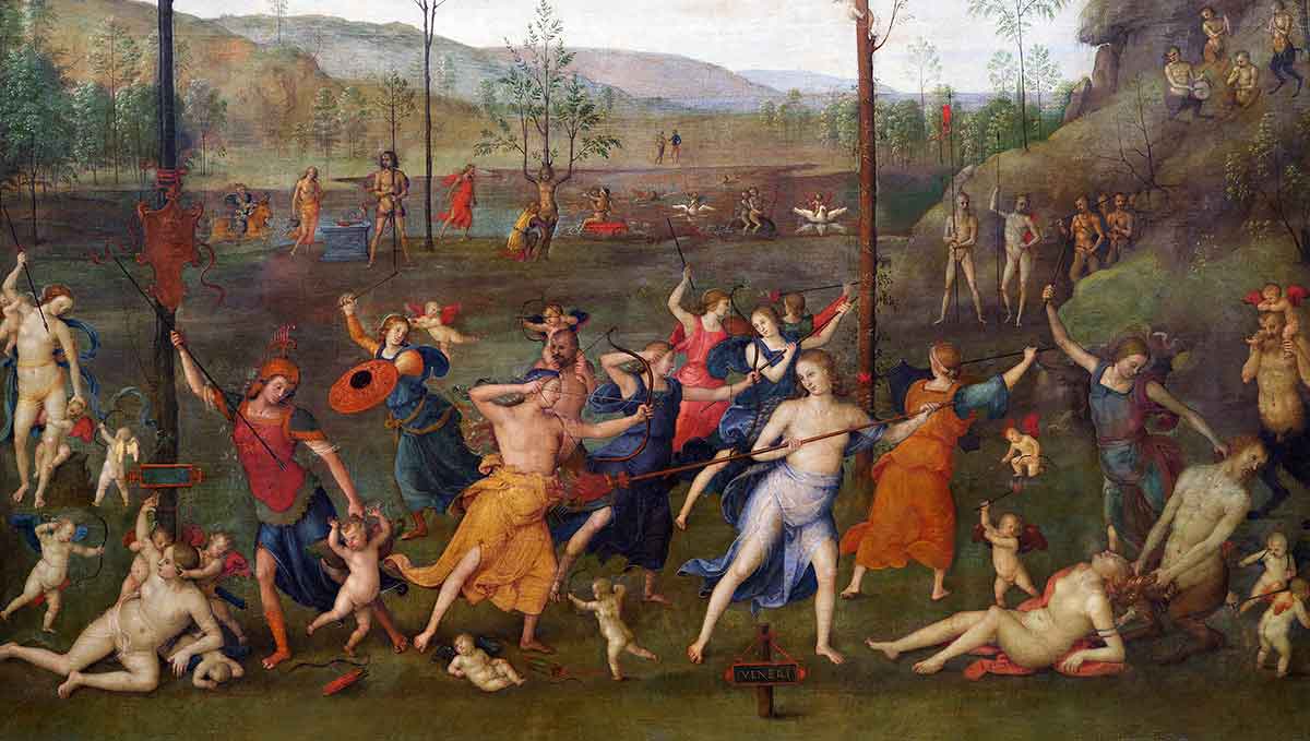 renaissance perugino battle greek