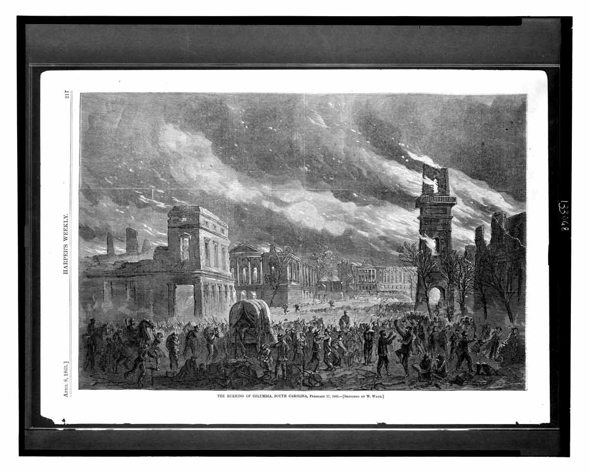 south carolina burning
