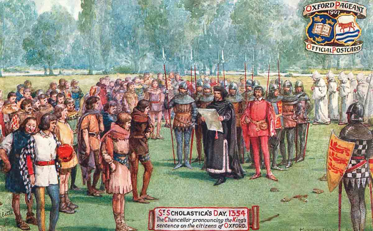 st scholastica day riot oxford