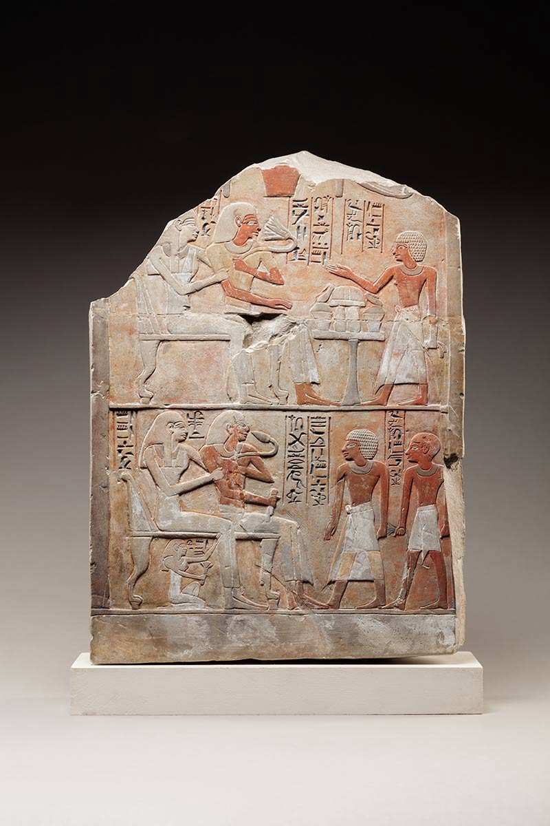 stela scribe amenhotep met museum
