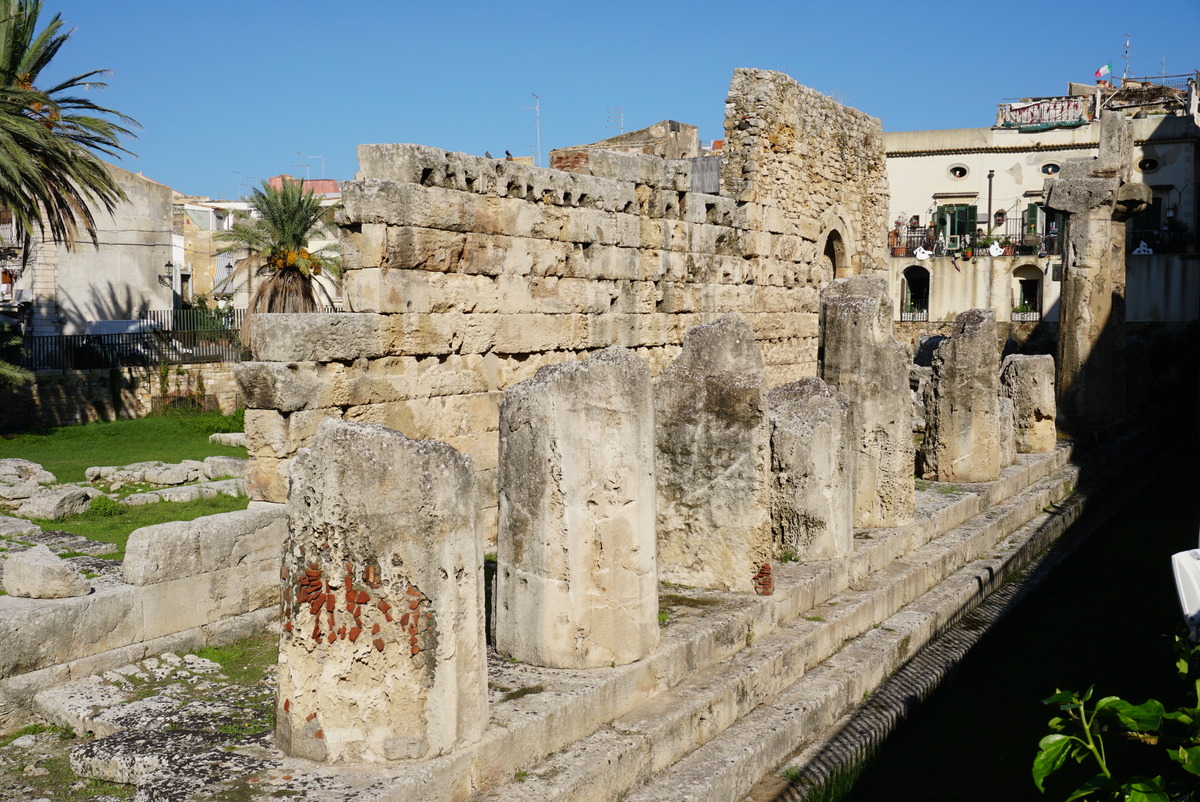 Remains of the Temple of Apollo at Syracuse