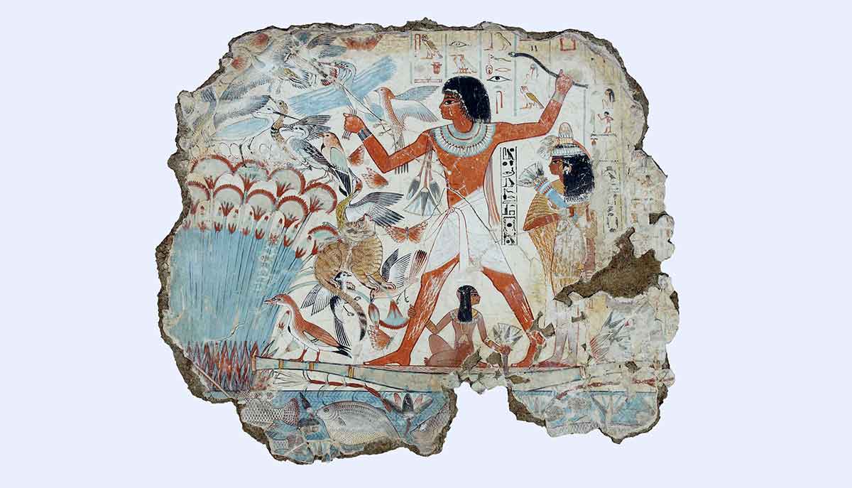 tomb nebamun fishing fowling