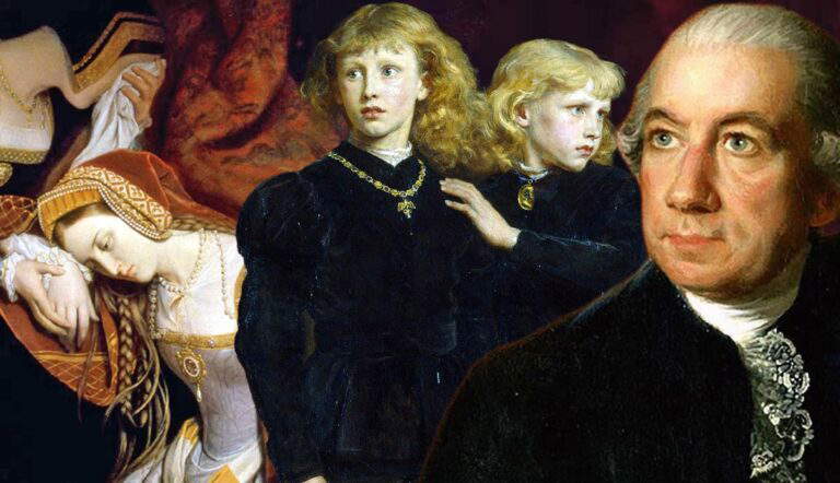 Collage of historical figures and the Princes