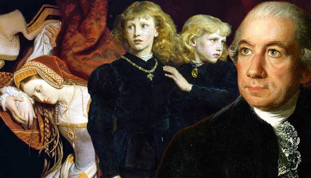 Collage of historical figures and the Princes