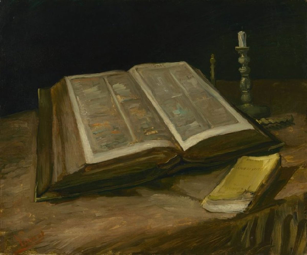 van gogh still life with bible