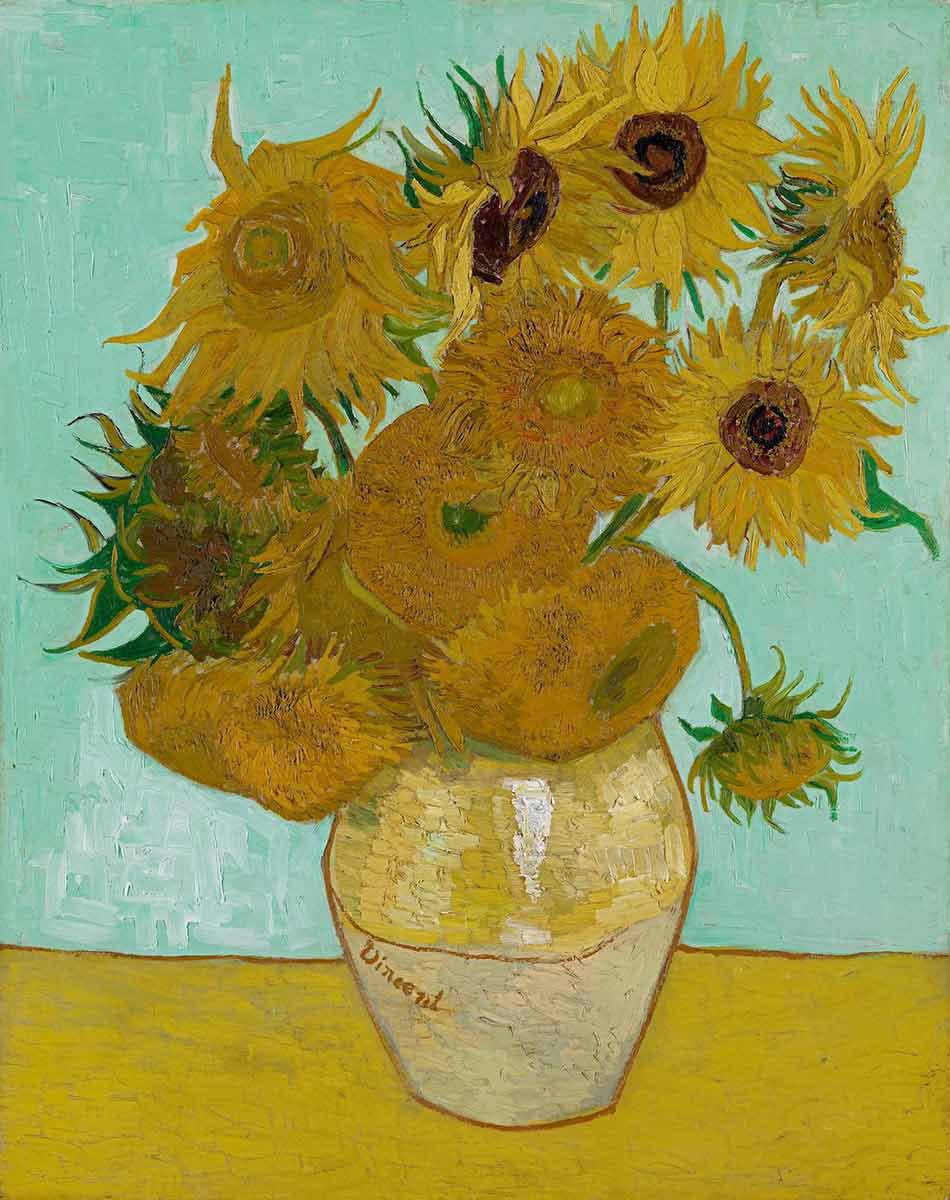 van gogh sunflowers