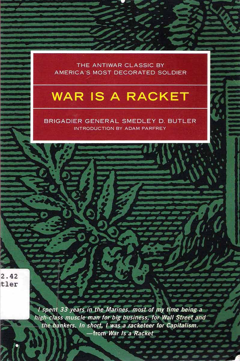 war is a racket butler