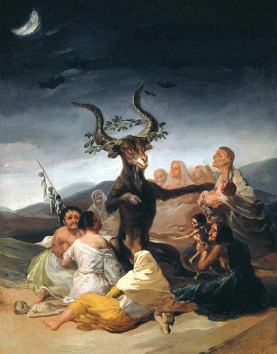 witches sabbath by francisco goya