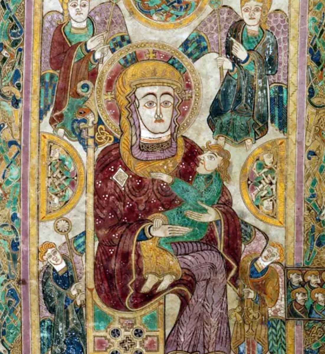 Book of Kells snakes