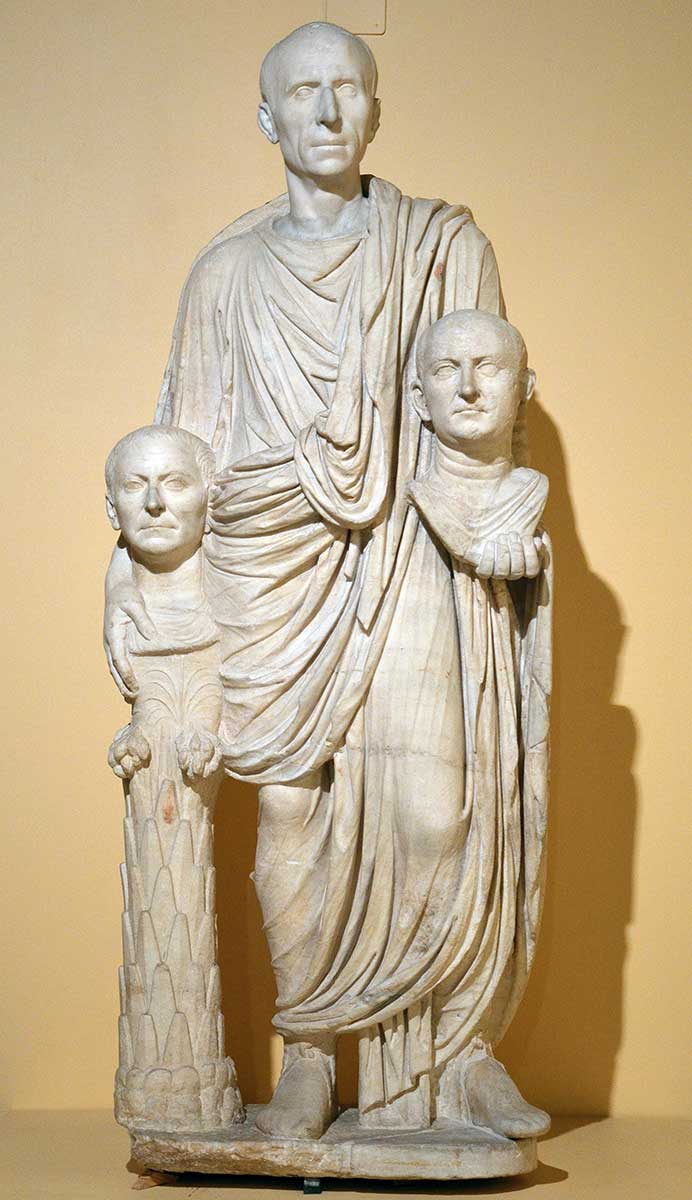 Roman Togate Man Masks