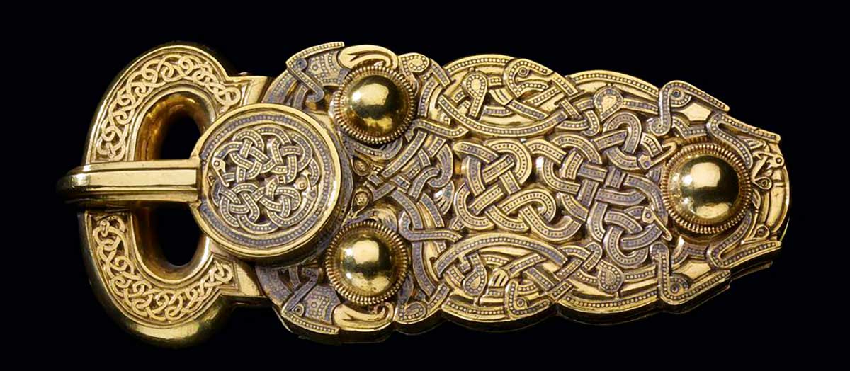 Sutton Hoo Golden Belt Buckle