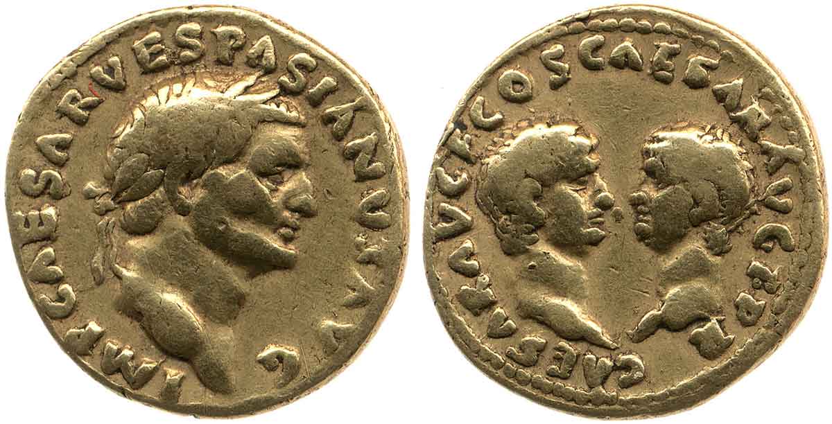 Vespasian Coin Sons