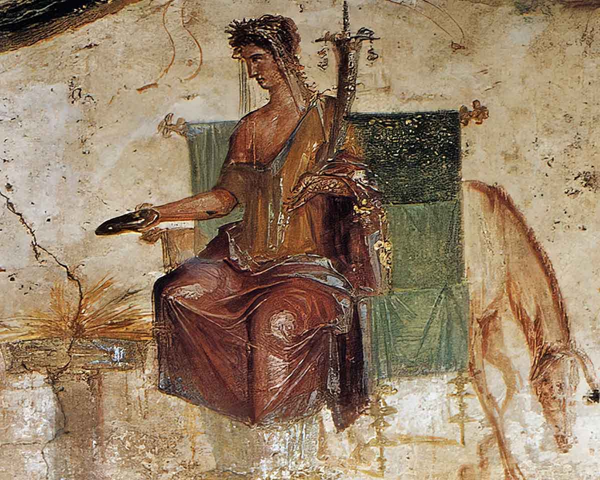 Vesta Lararium Pompeii