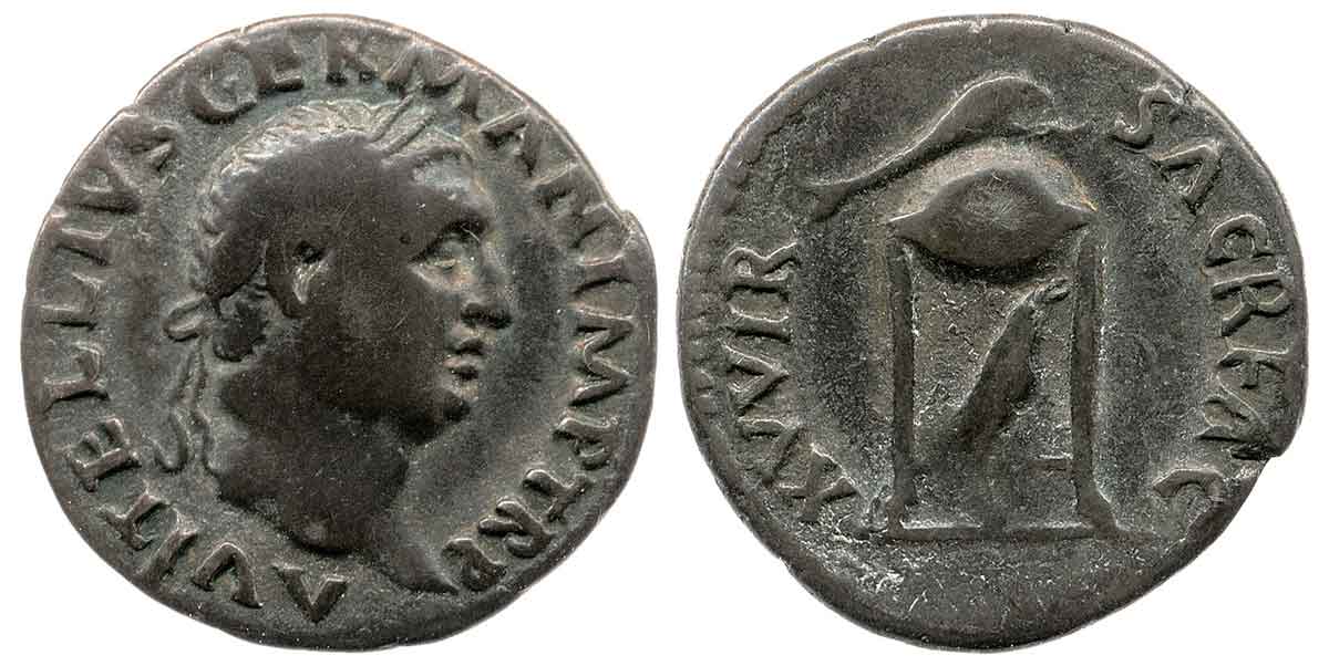 Vitellius coin quindecimviri