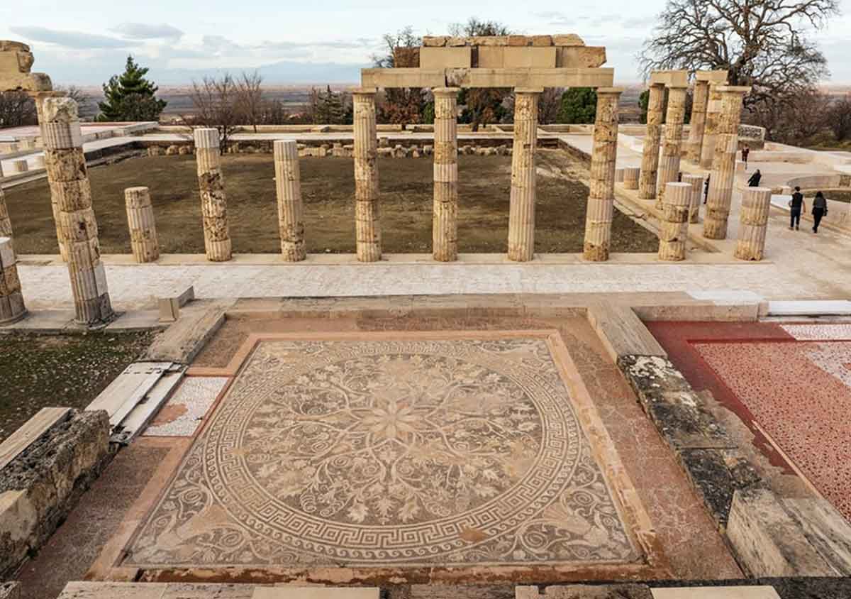 aigai palace theatre macedon