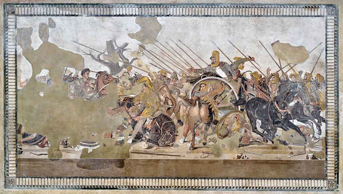 alexander darius battle mosaic