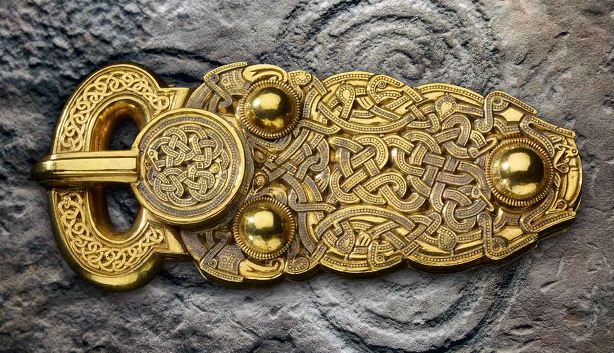 The Great Gold Buckle from Sutton Hoo