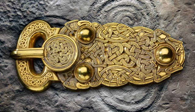 The Great Gold Buckle from Sutton Hoo