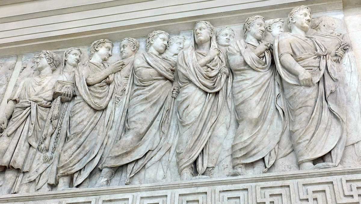 ara pacis procession quindecimviri