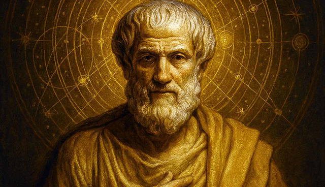 Aristotle bust digital depiction