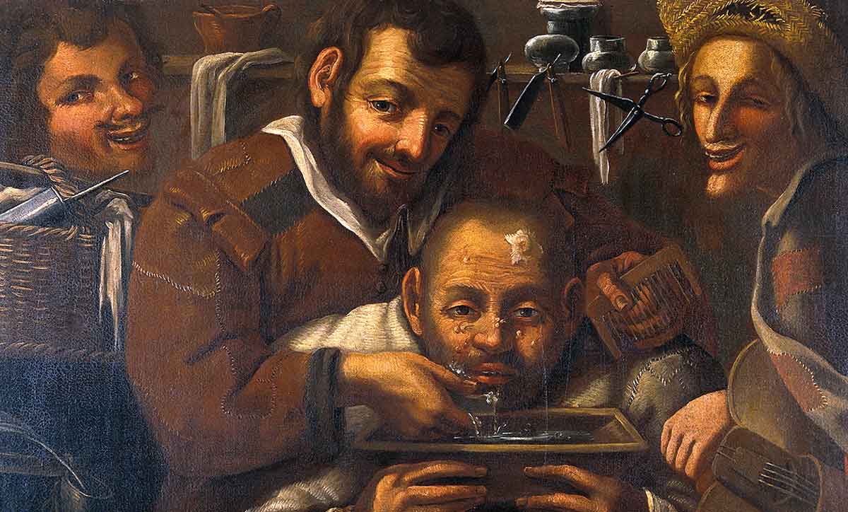 barber surgeons operating