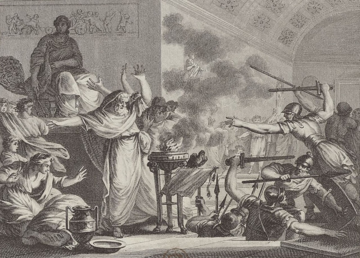 Capture of Veii, c. 396 BC, created by Silvestre David Myris, 1785. Source: Wikimedia Commons