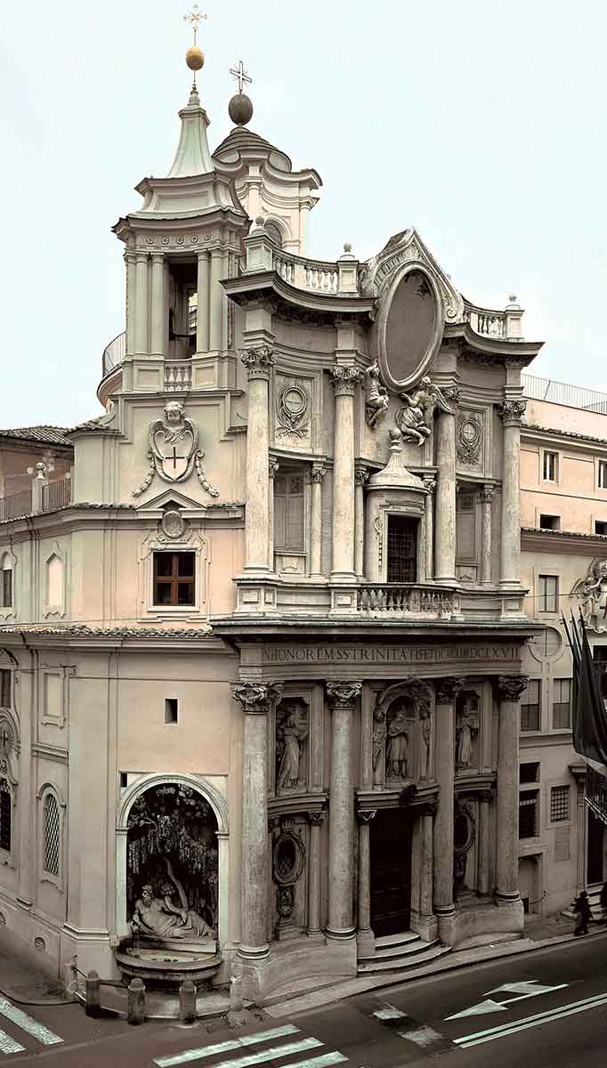 borromini san carlo alle quattro fontane rome