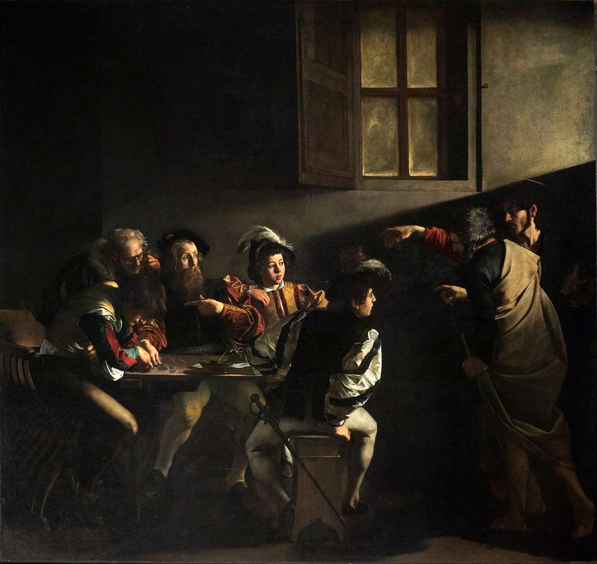 caravaggio calling st matthew