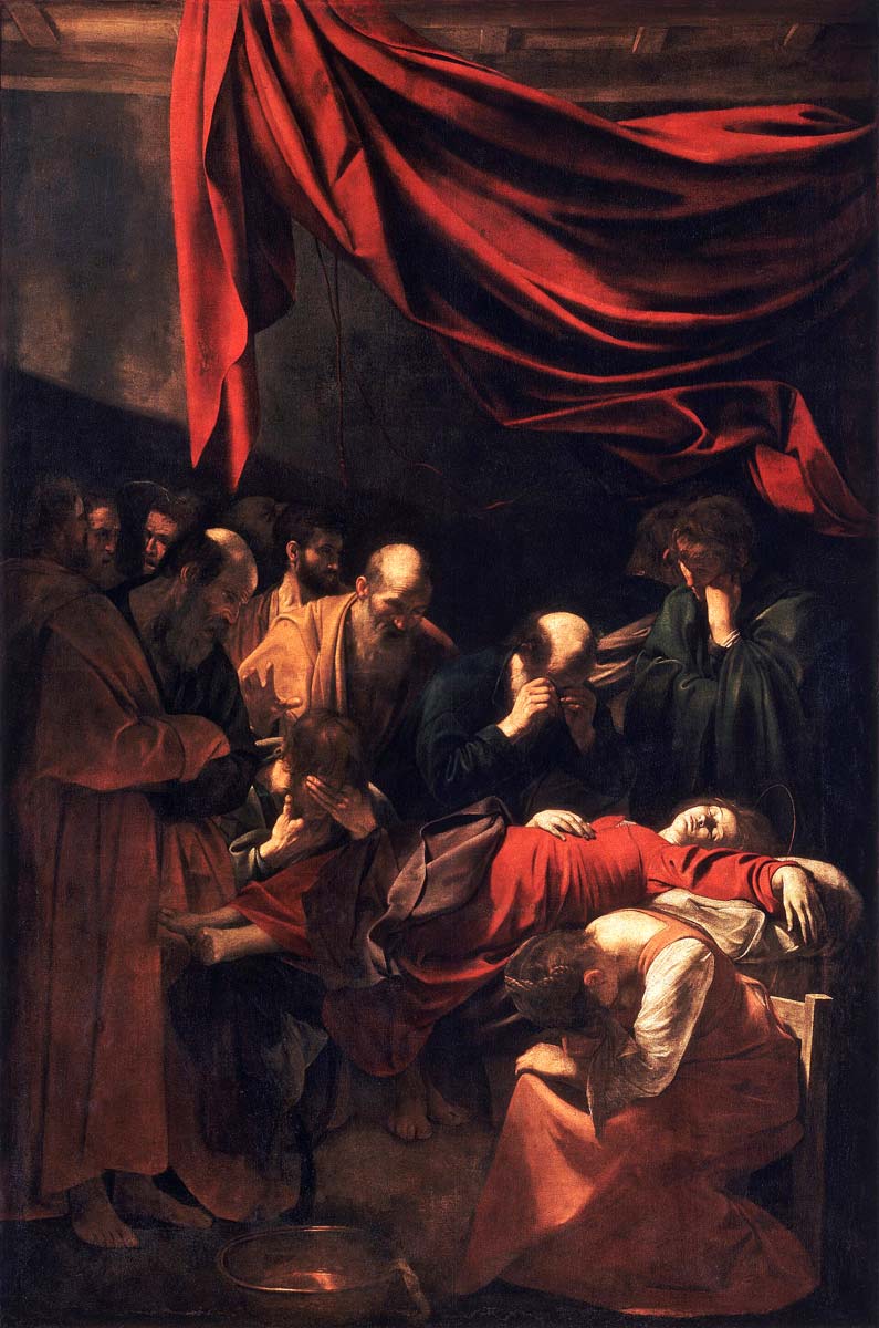 caravaggio death of the virgin