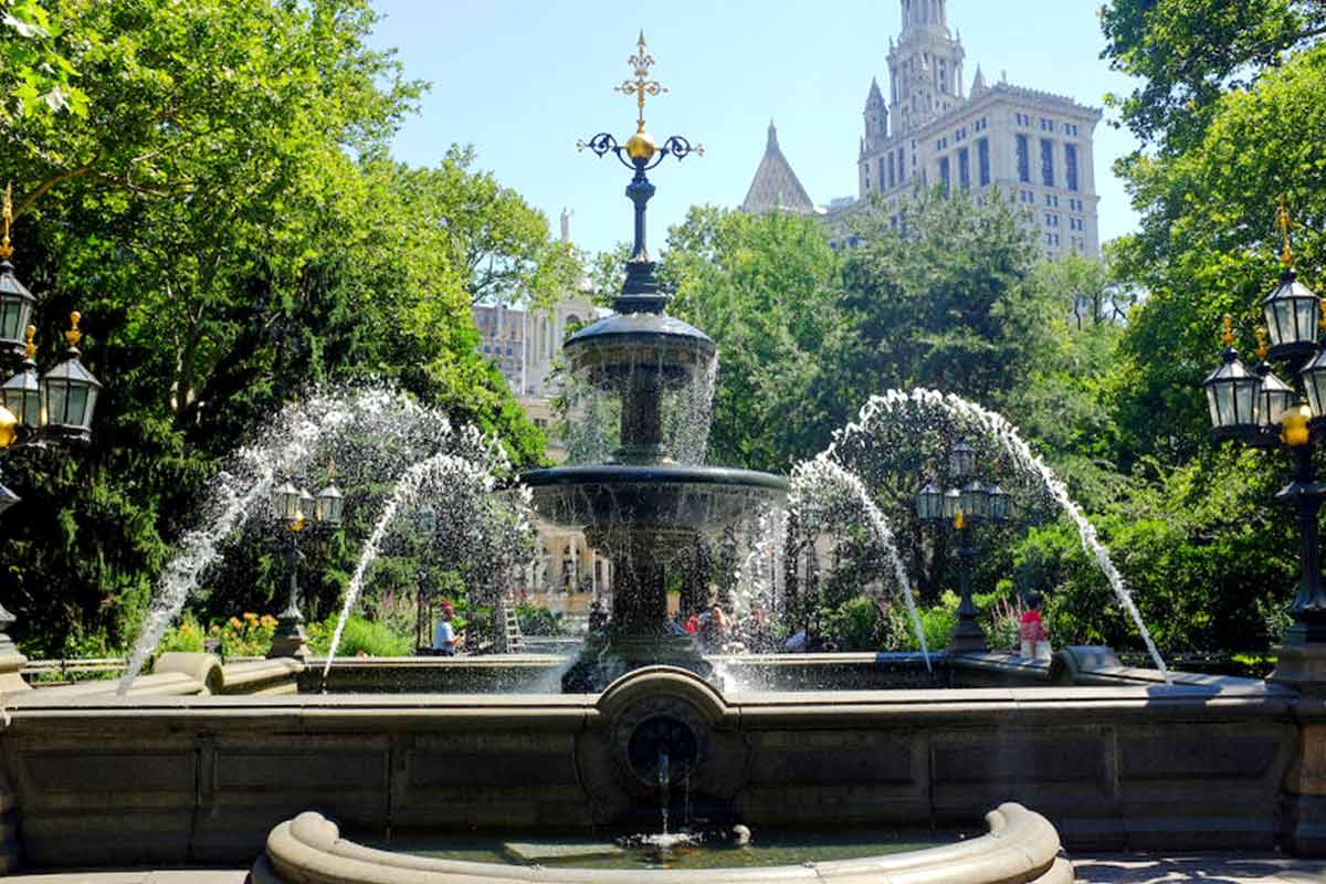 city hall park nyc