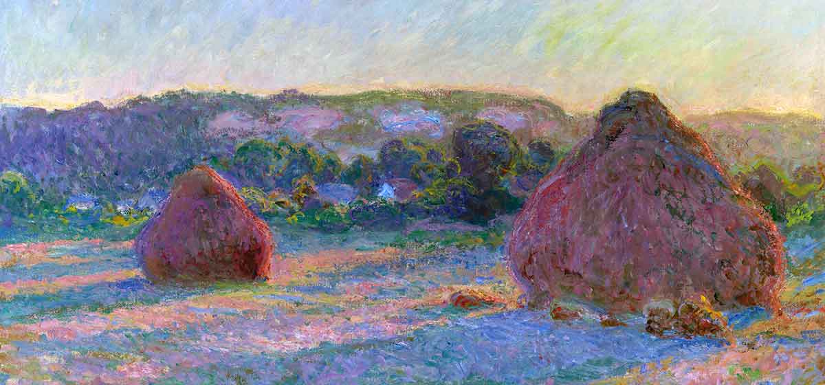 claude monet stacks wheat