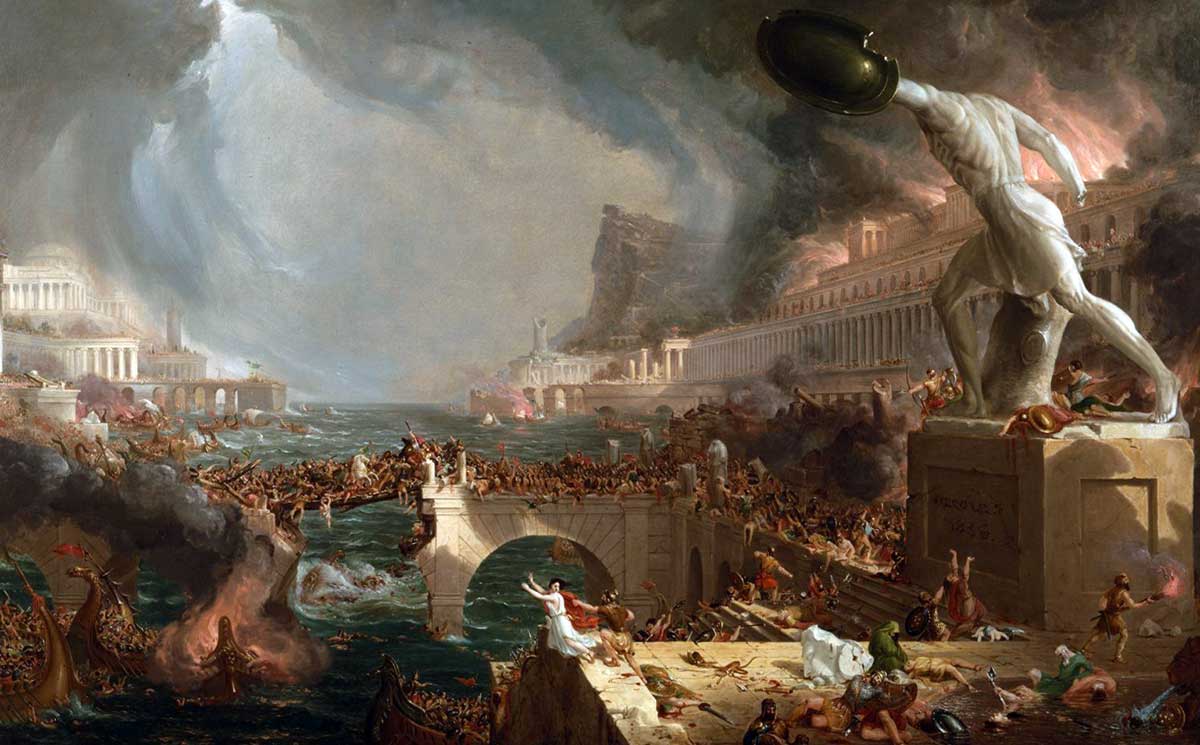 course of empire destruction