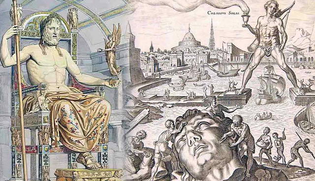 What destroyed the seven wonders of the ancient world