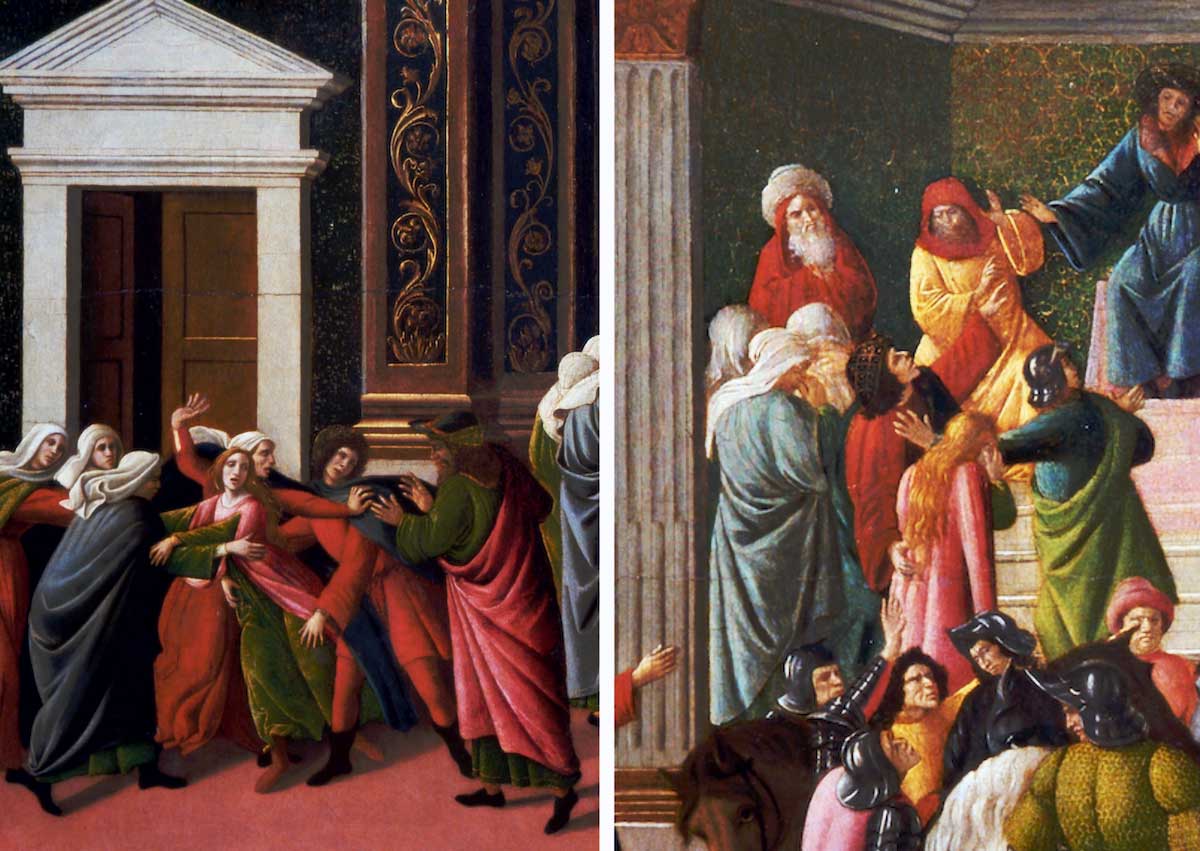 detail sandro botticelli story of virgina