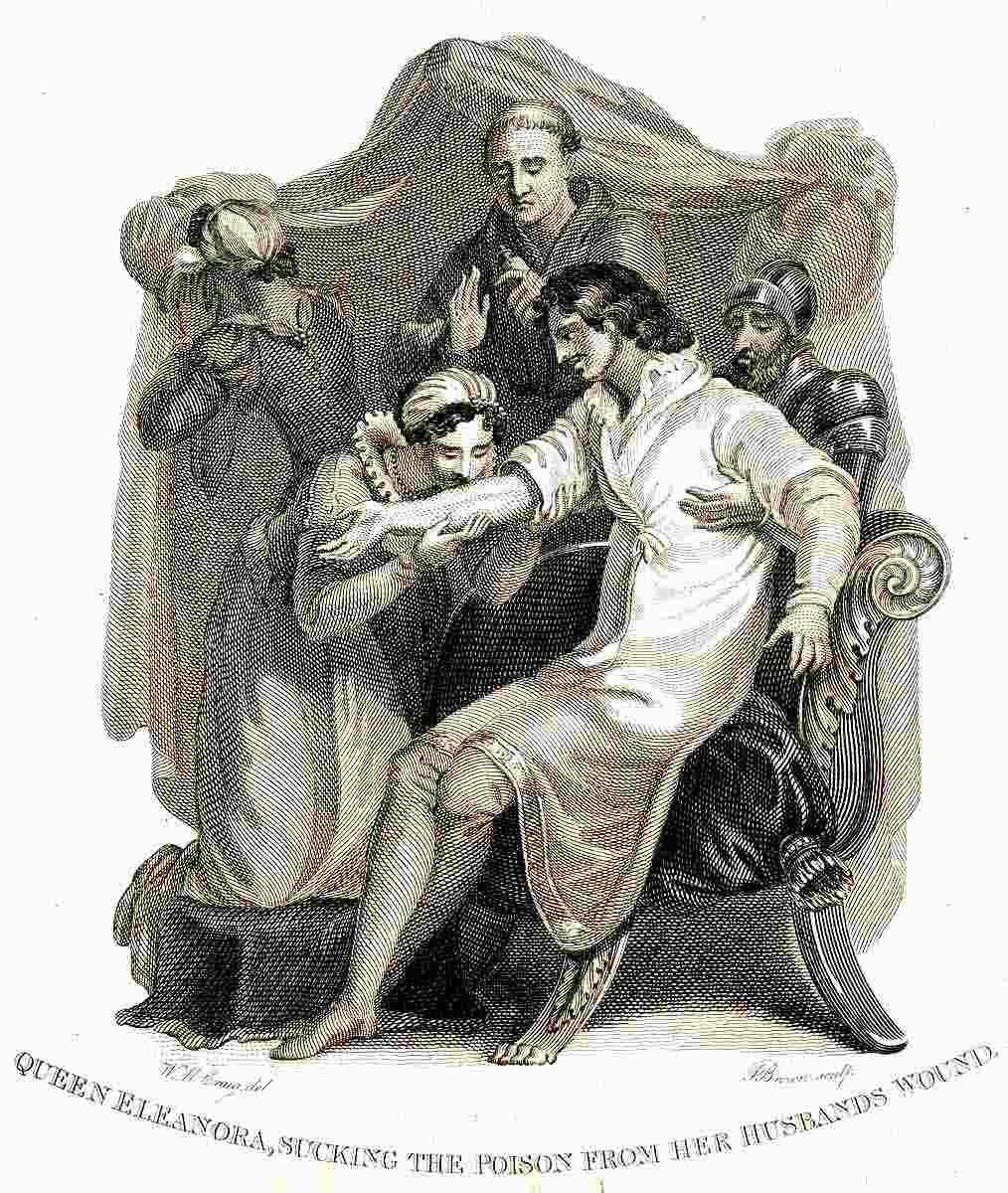 eleanor sucks poison from edwards wound