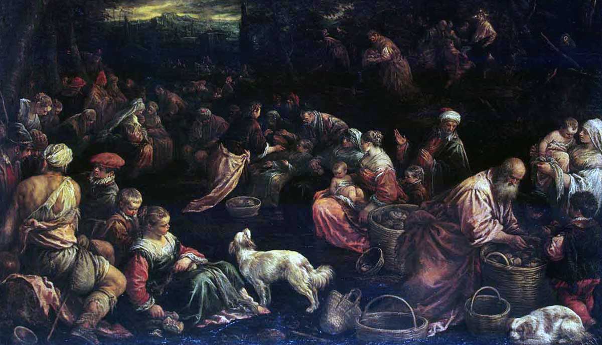 f bassano miracle of the loaves and fishes