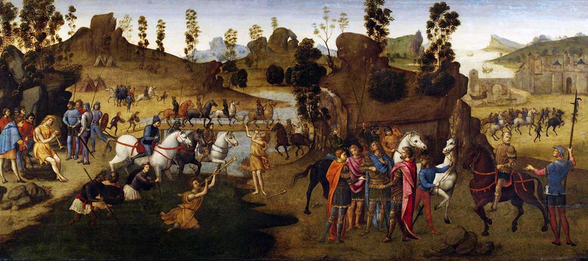 francesco granacci julius caesar rubicon