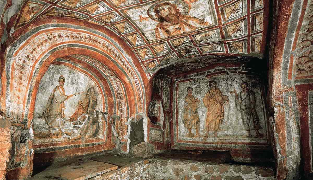 frescoes catacomb 1