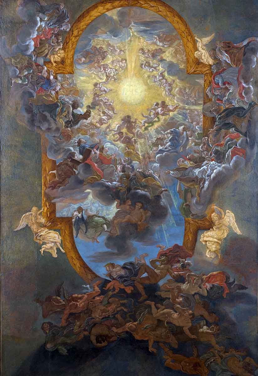 gaulli triumph name jesus painting