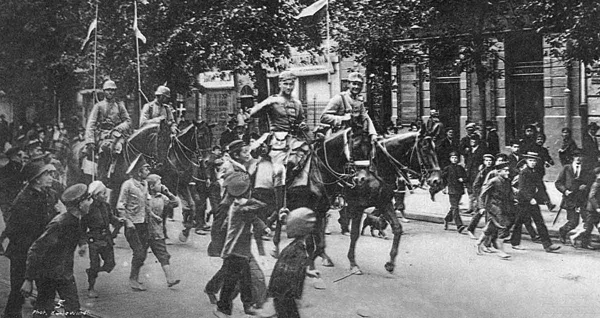german cavalry warsaw 1915